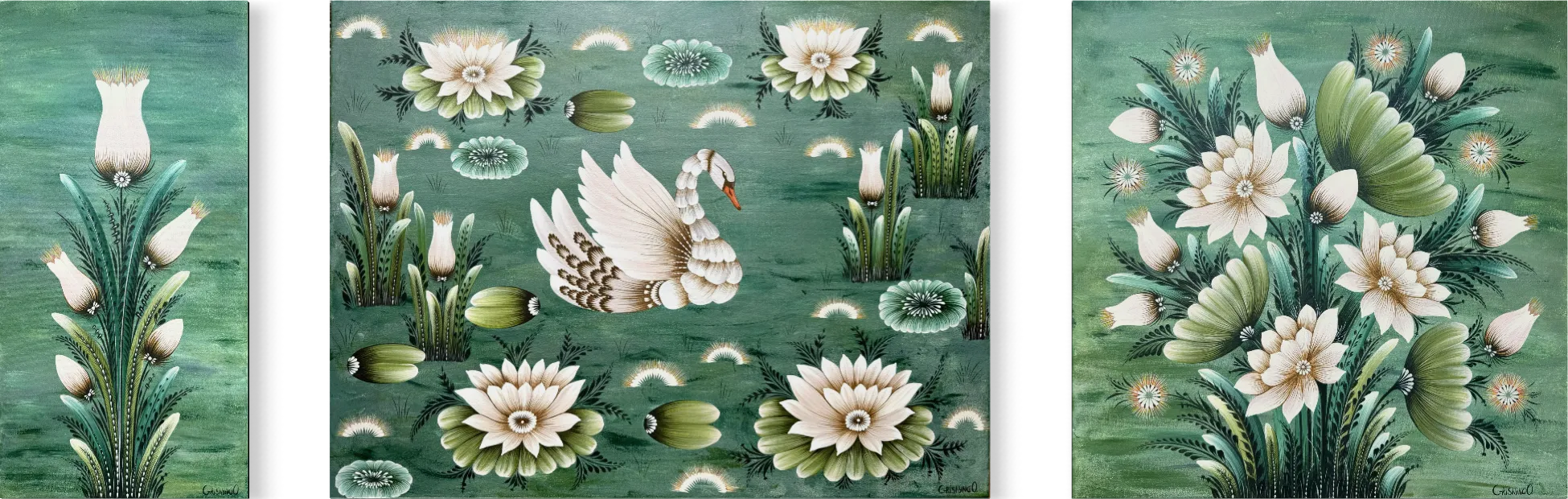 Bild von Transformationen von Olena Grishyna, Größe: Triptychon, 3-teilig: 60х80 cm, 60х60 cm, 30х60 cm, hergestellt aus Acryl/Leinwand, Malerei Medium, aus Deutschland, zum Preis von €1500 Foto 6 von 8.