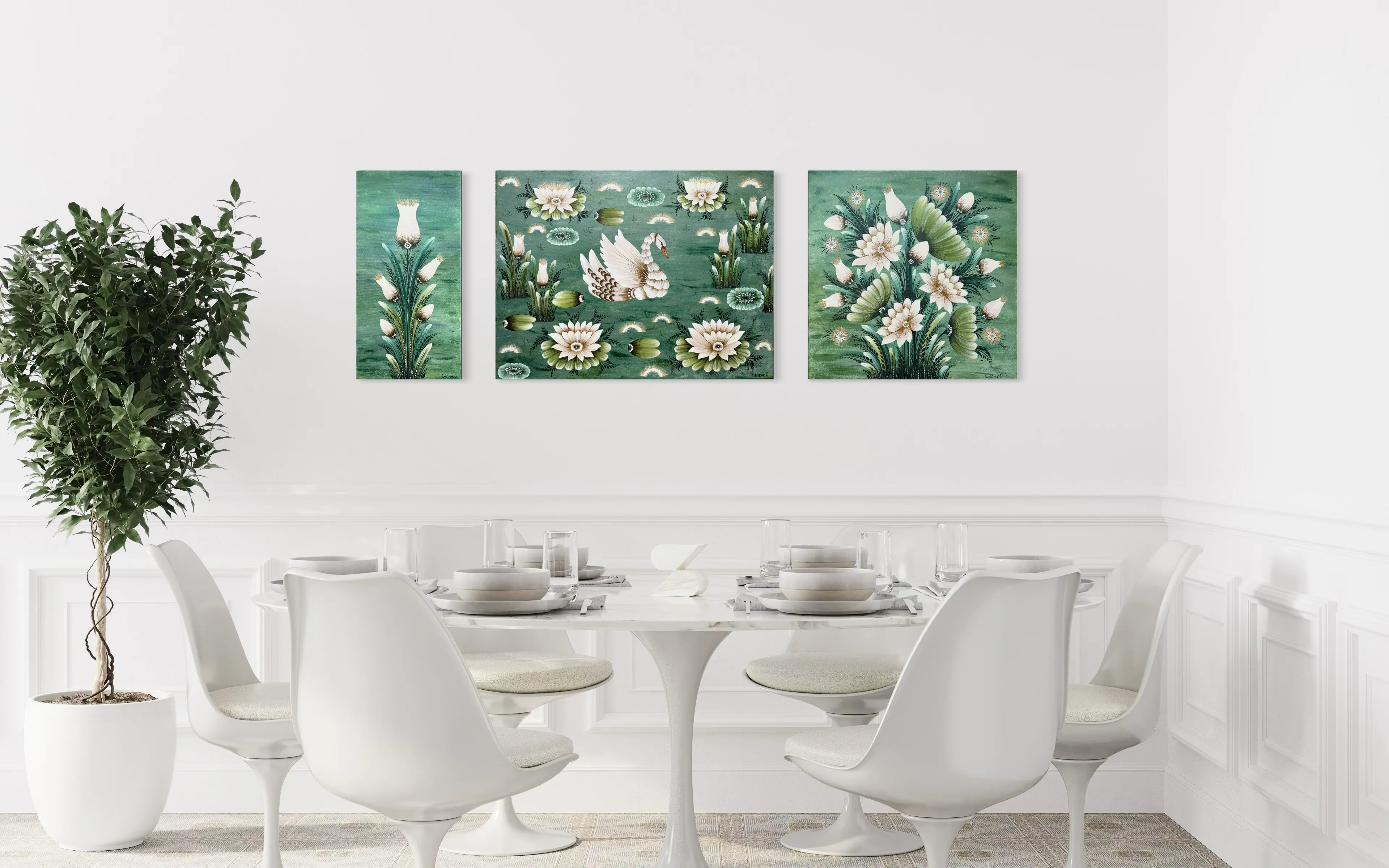 Bild von Transformationen von Olena Grishyna, Größe: Triptychon, 3-teilig: 60х80 cm, 60х60 cm, 30х60 cm, hergestellt aus Acryl/Leinwand, Malerei Medium, aus Deutschland, zum Preis von €1500 Foto 7 von 8.