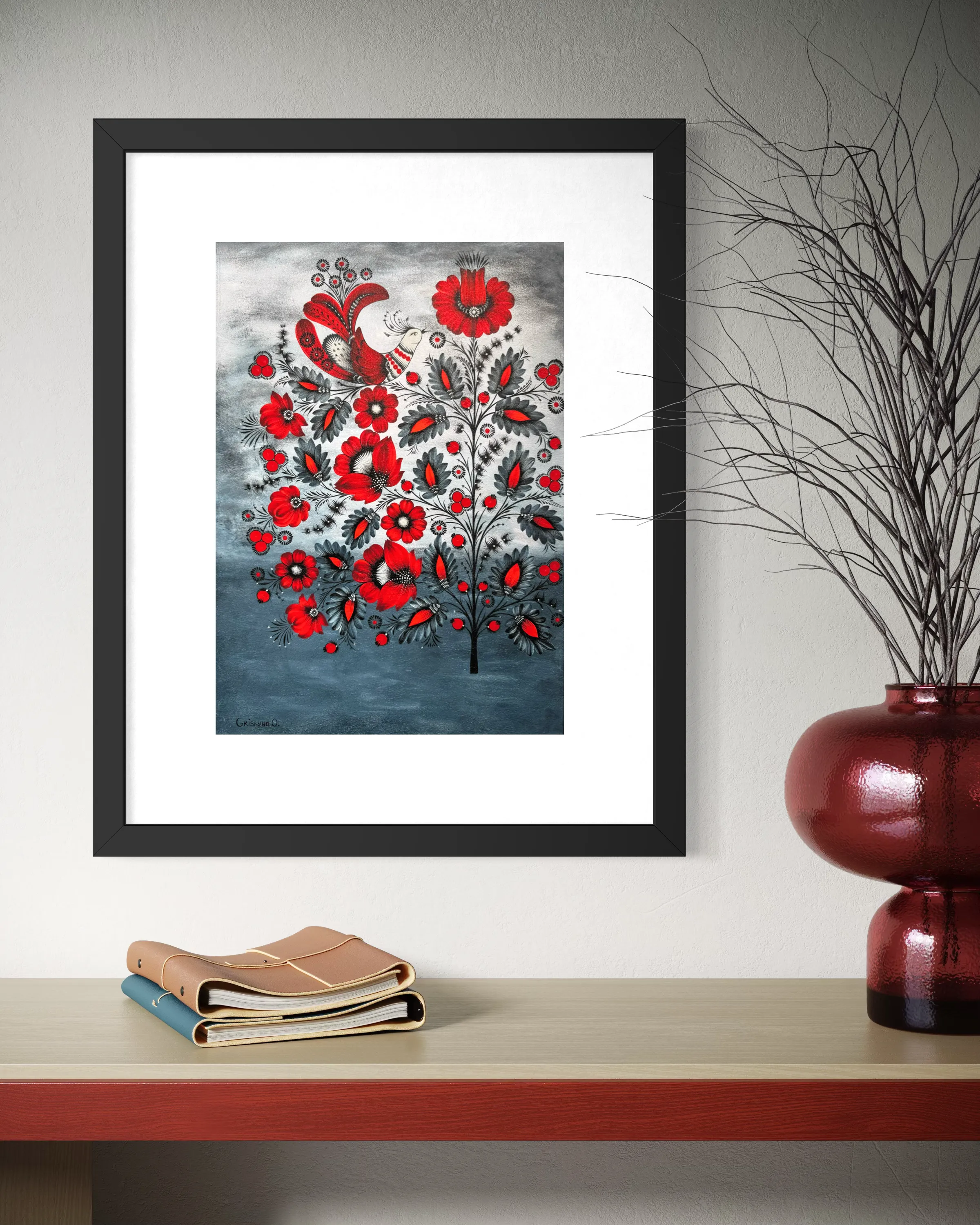 Bild von Wiedererweckung von Olena Grishyna, Größe: 29,7 х 42 см, hergestellt aus UltraSmooth Fine Art Papier (250 g/m²), Kunstdrucke Medium, aus Deutschland, zum Preis von €40 Foto 2 von 2.