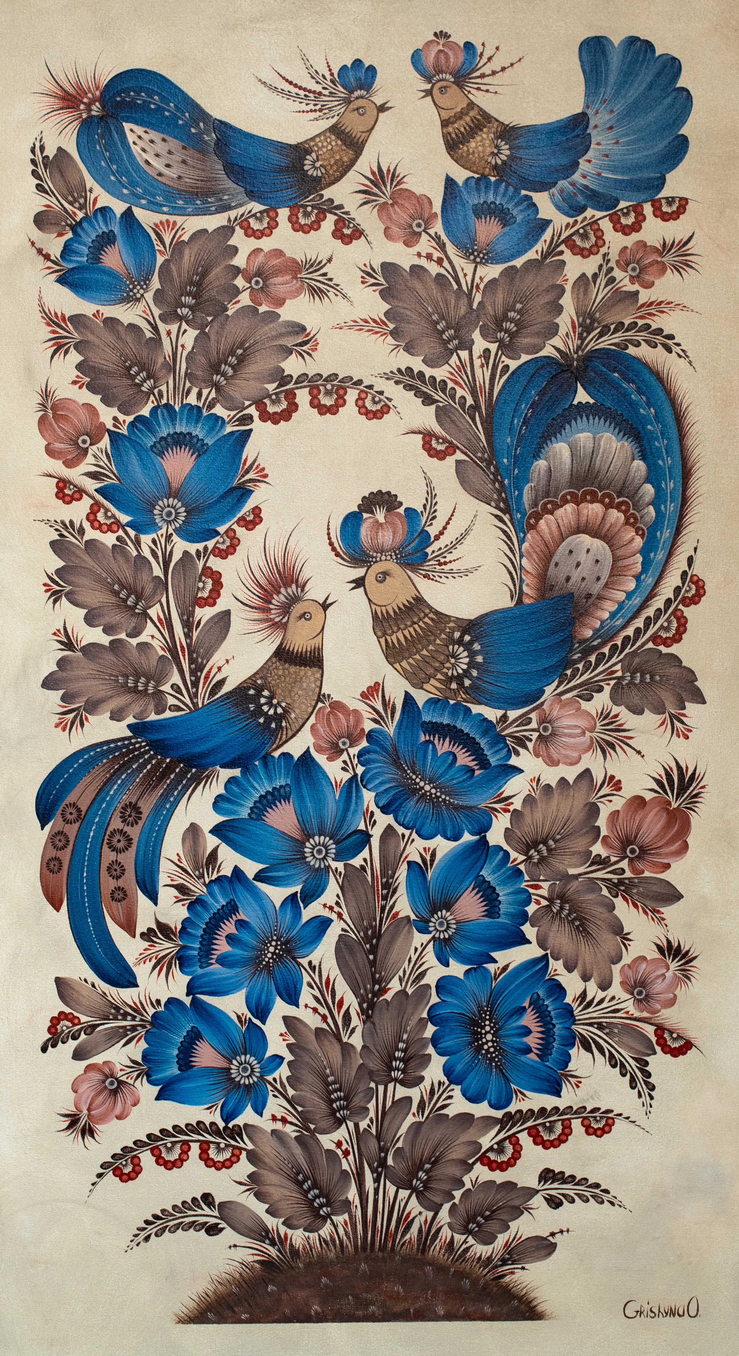 Bild von Der Garten meiner Seele von Olena Grishyna, Größe: 50х90 cm, hergestellt aus Acryl/Leinwand, Malerei Medium, aus Deutschland, zum Preis von €750 Foto 1 von 8.