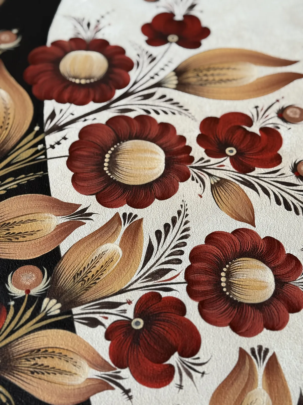 Bild von Mutter von Olena Grishyna, Größe: 60х80 cm, hergestellt aus Acryl/Leinwand, Malerei Medium, aus Deutschland, Teil der Blumen der Erinnerung Serie, zum Preis von €650 Foto 2 von 8.