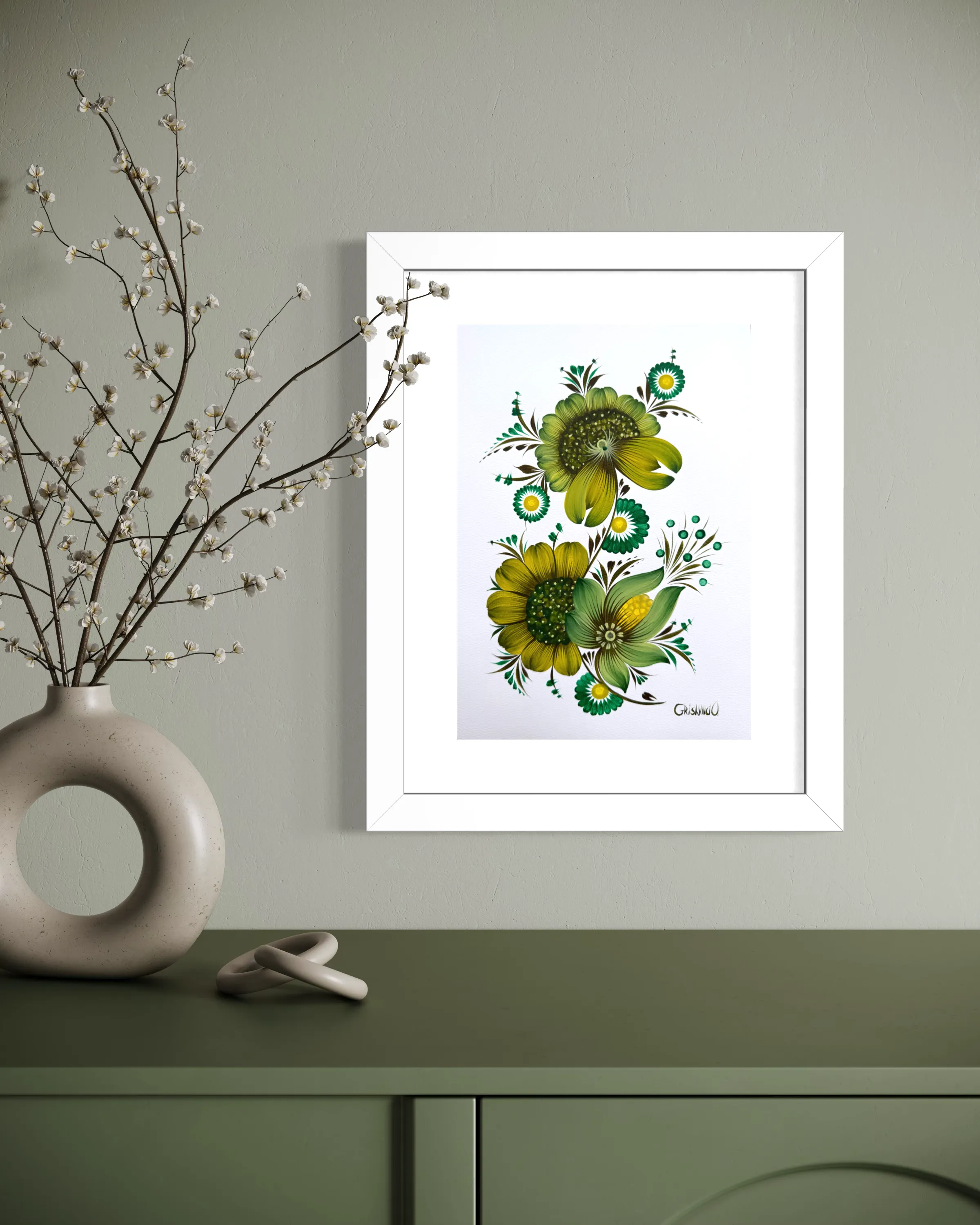 Bild von Maliovka 15 von Olena Grishyna, Größe: 21х29,7 см, hergestellt aus Acryl/Papier, Maliovky Medium, aus Deutschland, zum Preis von €70 Foto 2 von 2.