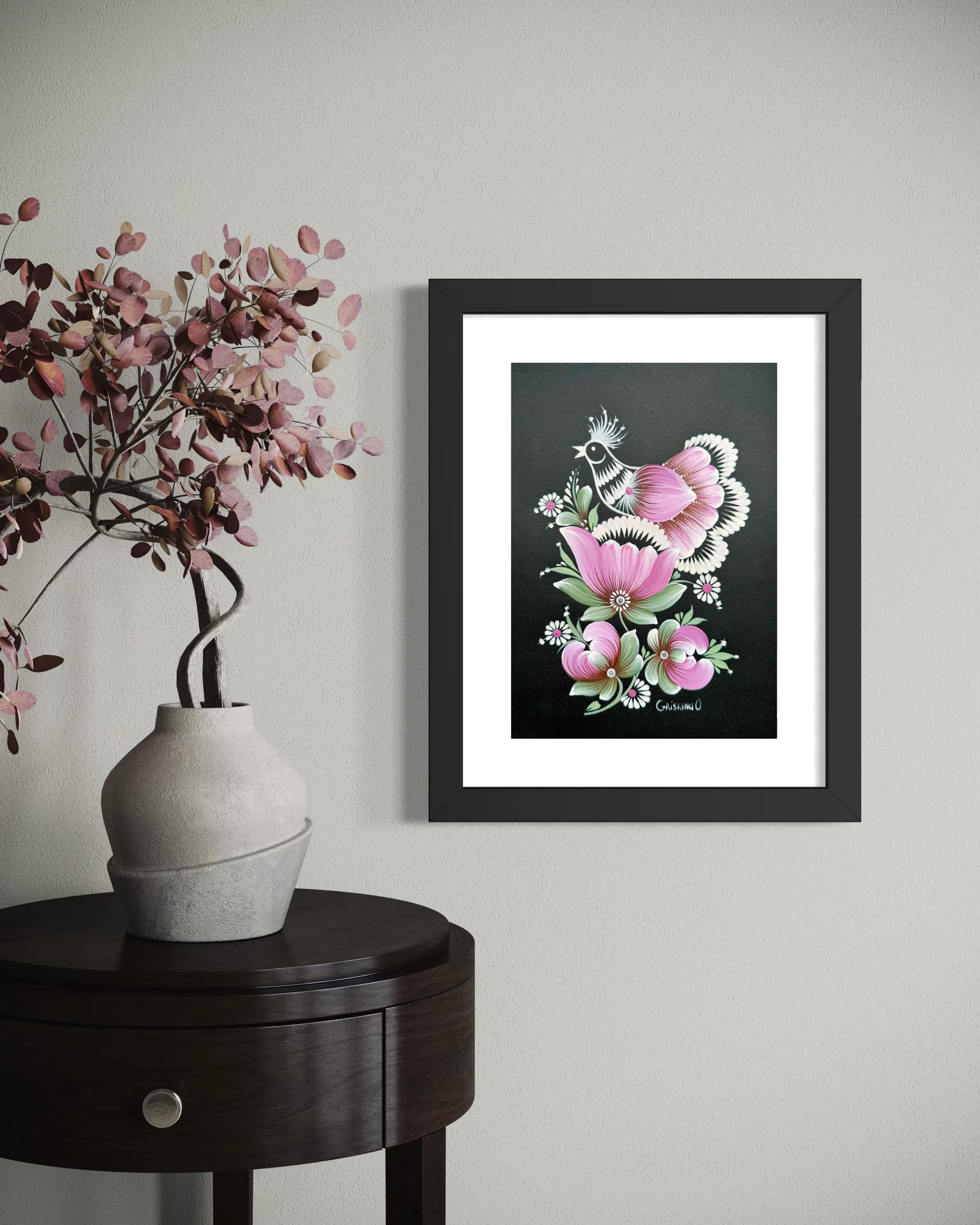 Image of Maliovka 7 by Olena Grishyna, size: 21х29,7 см, made of acrylic/paper, Maliovky medium, from Germany, priced at €80 Photo 2 of 2.