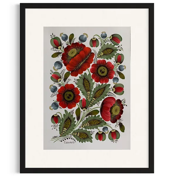 Bild von Blumen der Freiheit von Olena Gryshyna, Größe: 30х40 см, hergestellt aus Acryl/Papier, Malerei Medium, aus Deutschland, Teil der Blumen der Erinnerung Serie, zum Preis von €220