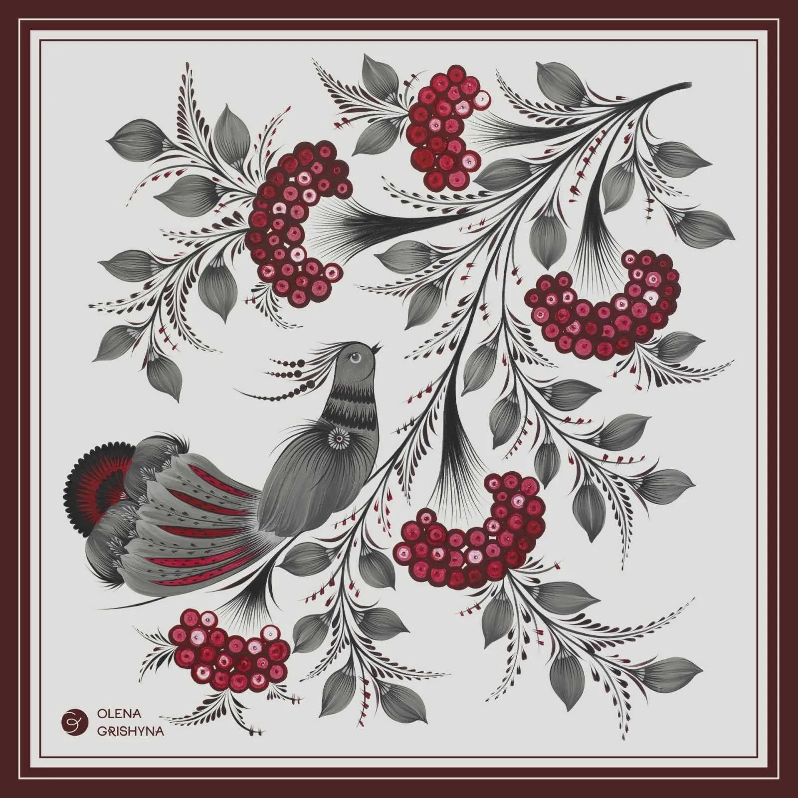 Bild von Hoffnung von Olena Gryshyna, Größe: 65х65 см, hergestellt aus Naturseide, Seidenschals Medium, zum Preis von €53 Foto 1 von 2.