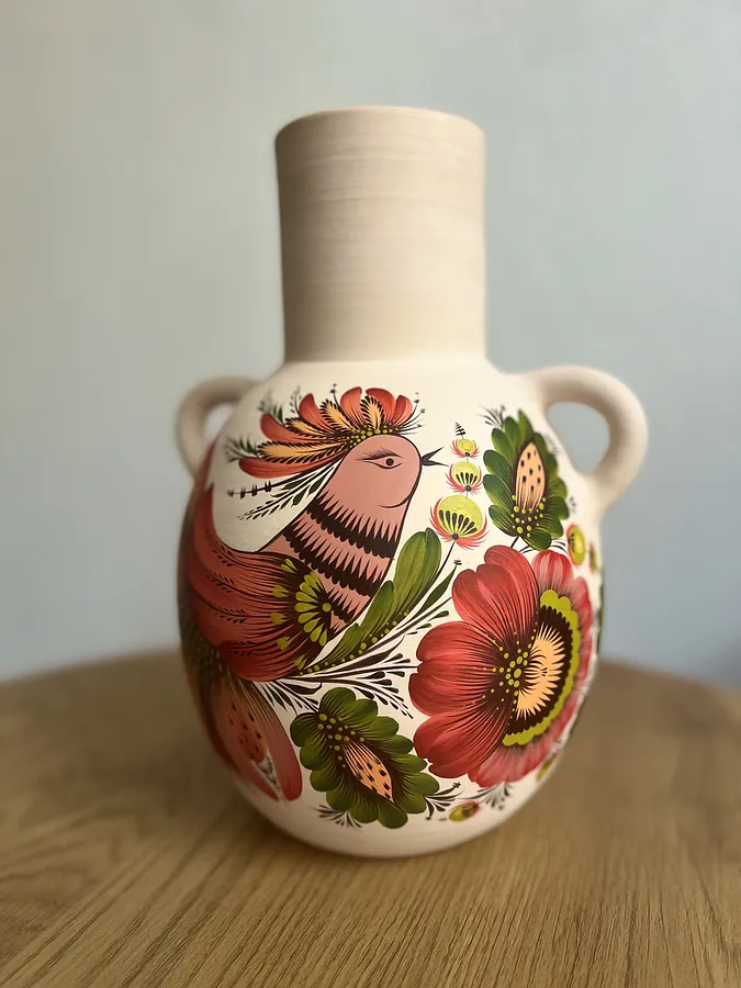 Image of KAZKOVA by Olena Grishyna, size: h 25 см, made of ceramics/acrylic/glaze, Ceramics medium, from Germany, priced at €160