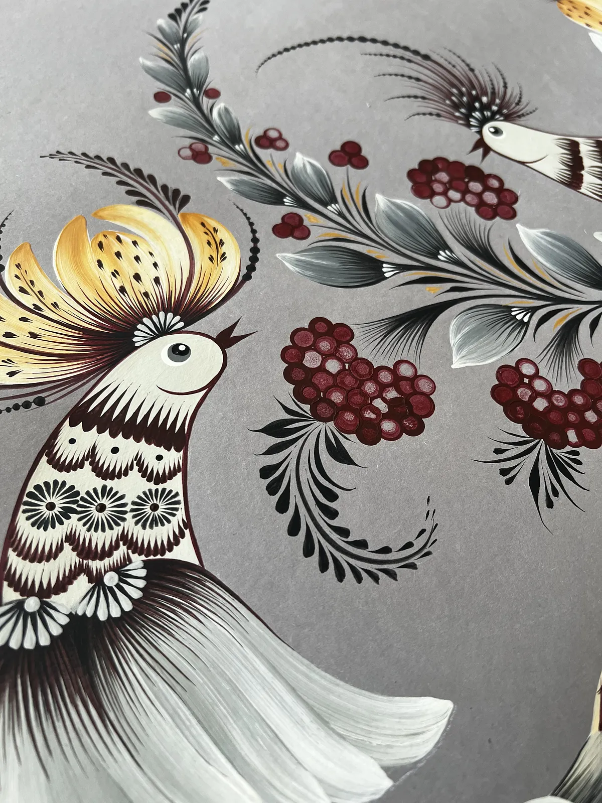 Image of Dreams by Olena Grishyna, size: 50х50 cm, made of acrylic/paper, Painting medium, from Germany, priced at €420 Photo 4 of 6.