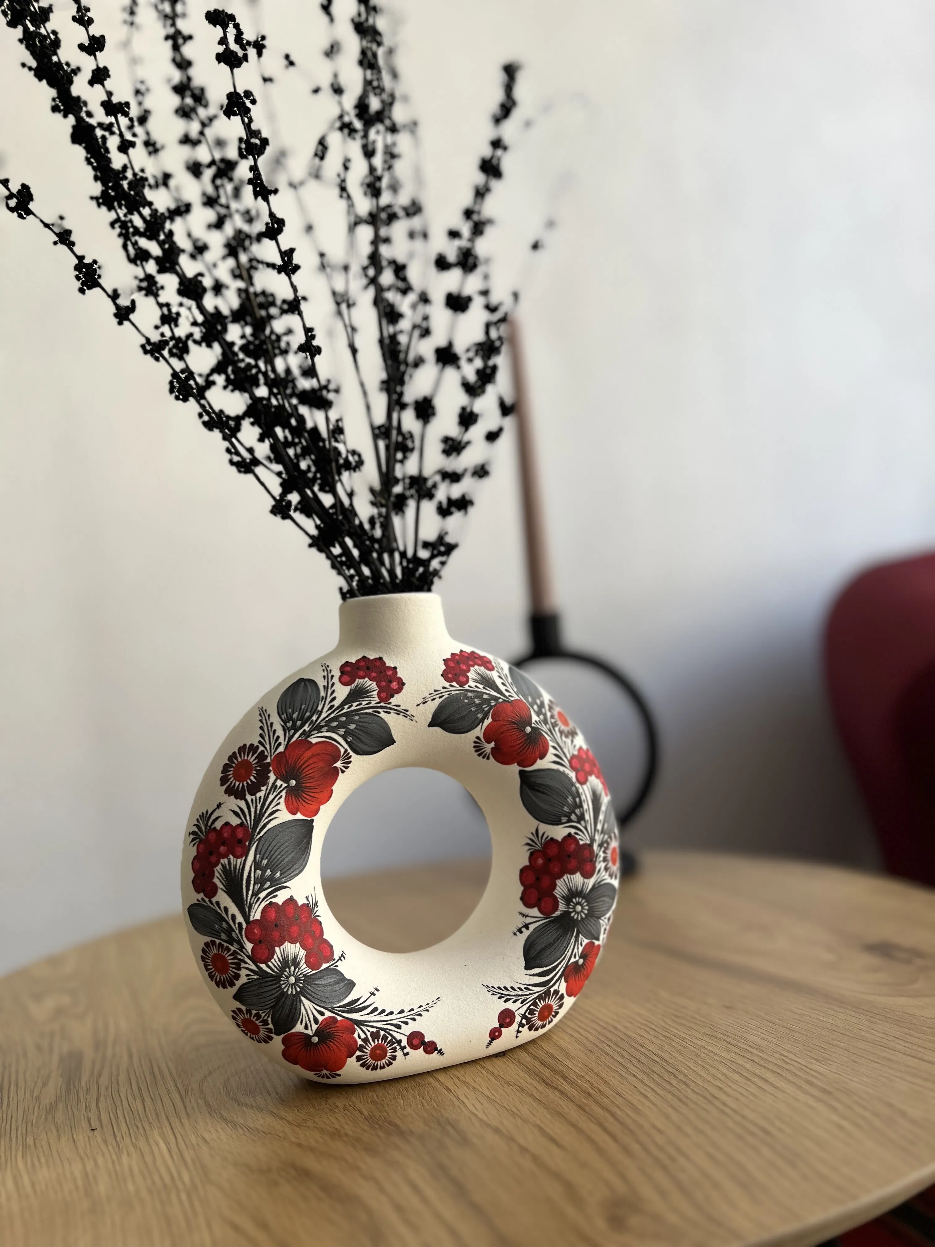 Image of Kumanets 3 by Olena Grishyna, size: h 20 см, made of ceramics, acrylic, glaze, Ceramics medium, priced at €160 Photo 2 of 2.