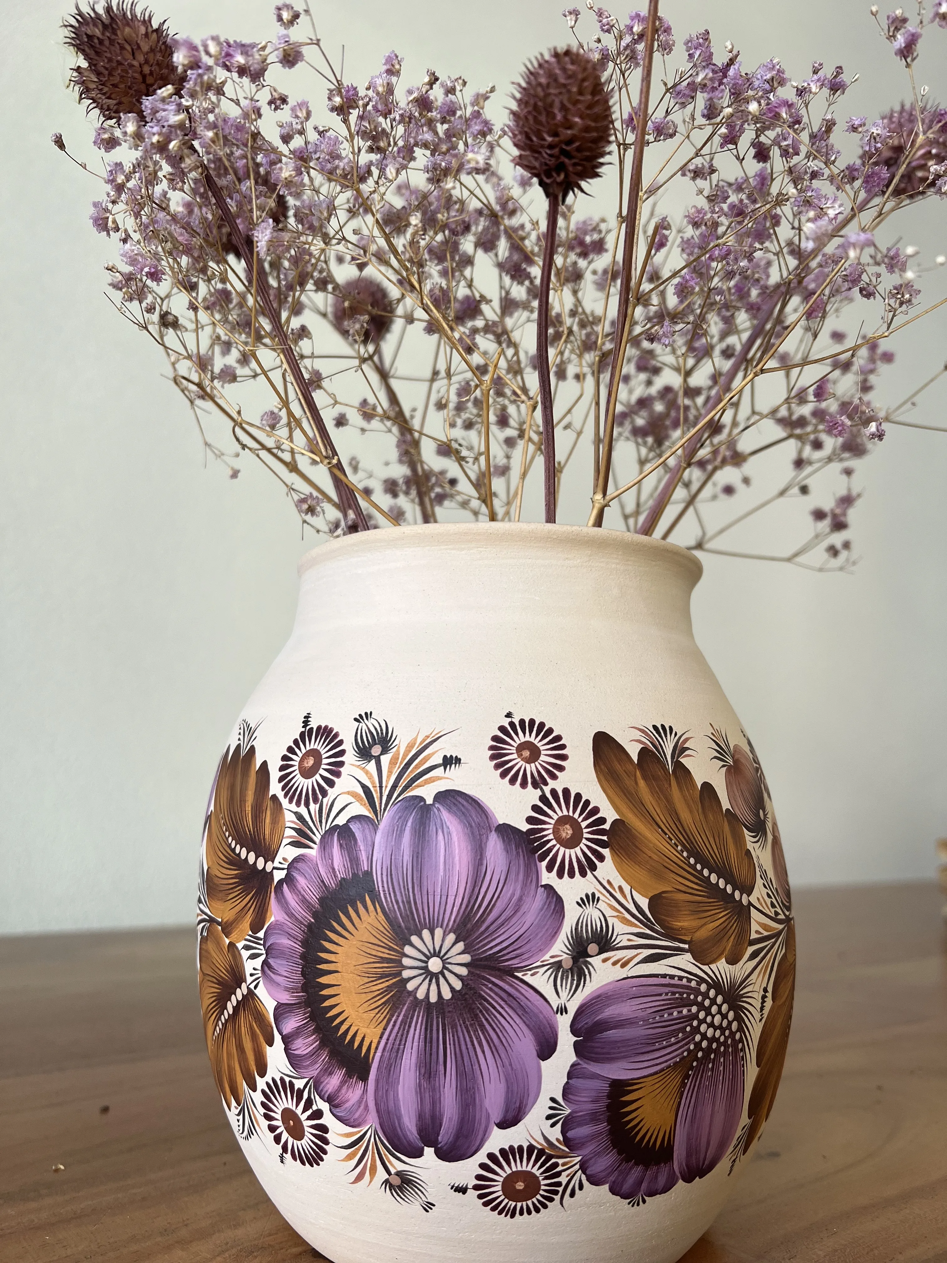 Image of Untitled by Olena Grishyna, size: h 18 см, made of ceramics, acrylic, glaze, Ceramics medium, priced at $160 Photo 2 of 2.