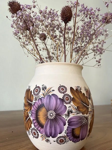 Image of Untitled by Olena Grishyna, size: h 18 см, made of ceramics, acrylic, glaze, Ceramics medium, priced at $160 Photo 2 of 2.