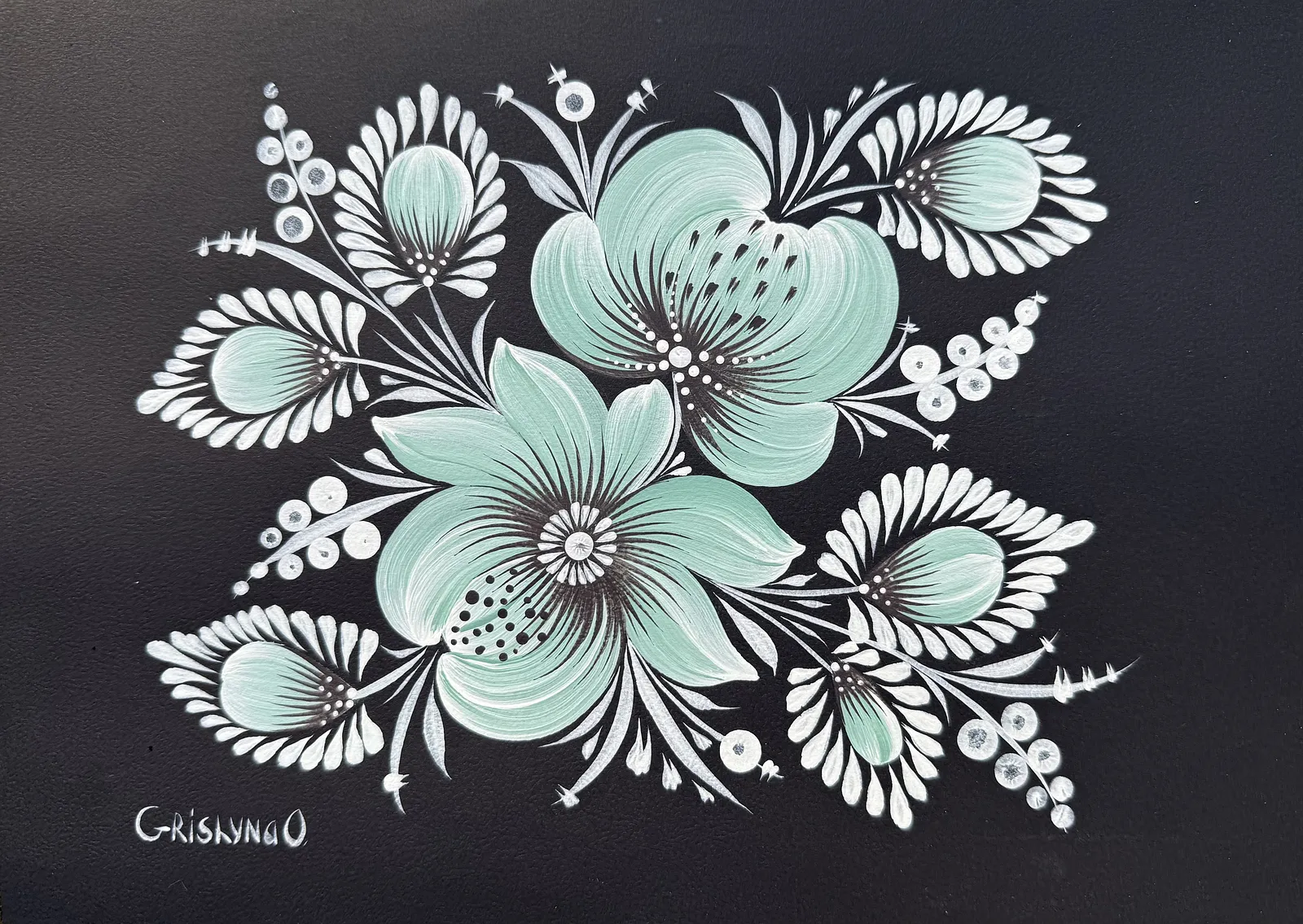Bild von Maliovka 5 von Olena Grishyna, Größe: 21х29,7 см, hergestellt aus Acryl/Papier, Maliovky Medium, aus Deutschland, Teil der Malovky Serie, zum Preis von €70 Foto 1 von 3.