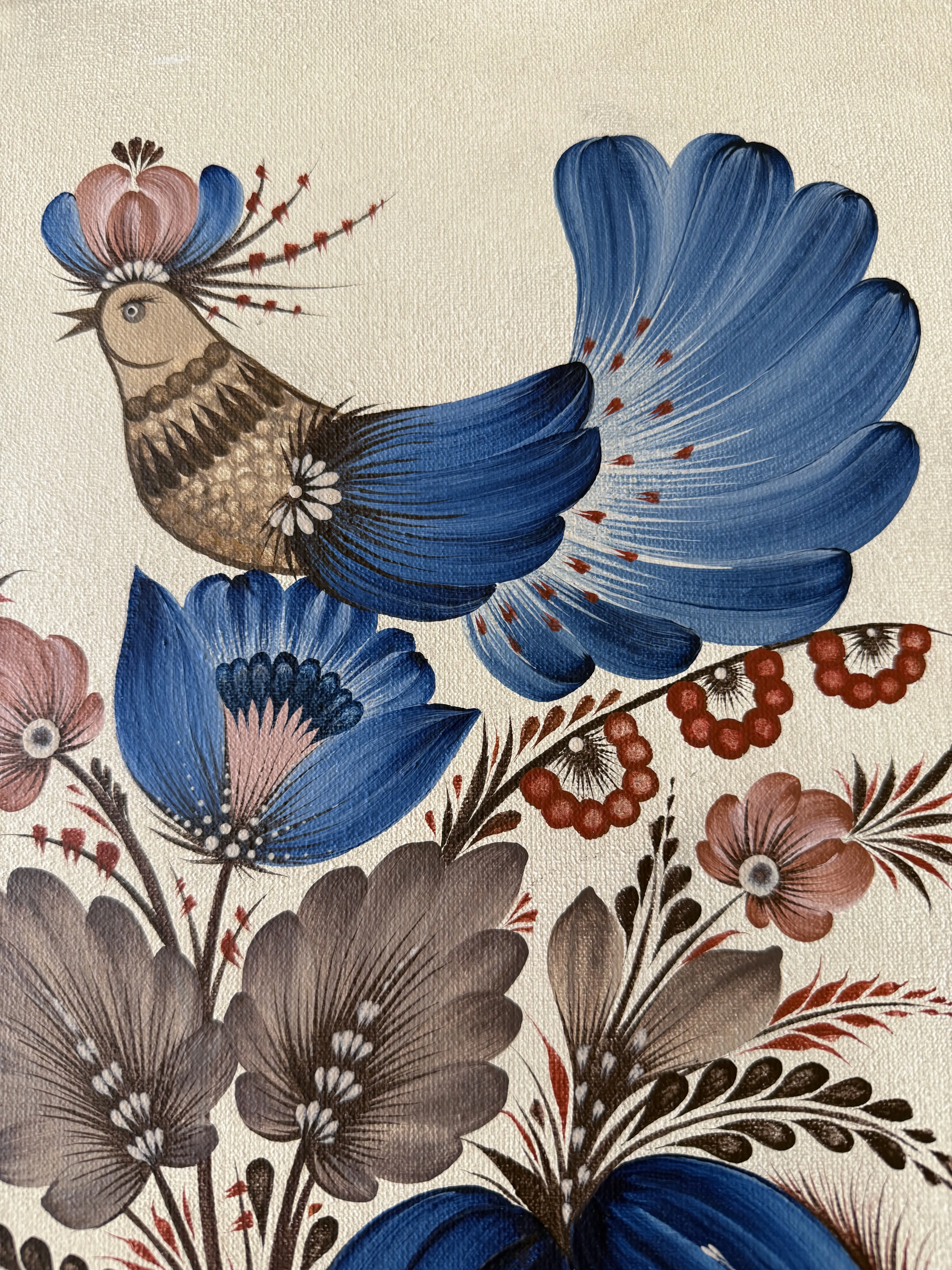 Image of The Garden of my soul by Olena Grishyna, size: 50х90 см, made of acrylic/canvas, Painting medium, from Germany, priced at €750 Photo 8 of 8.