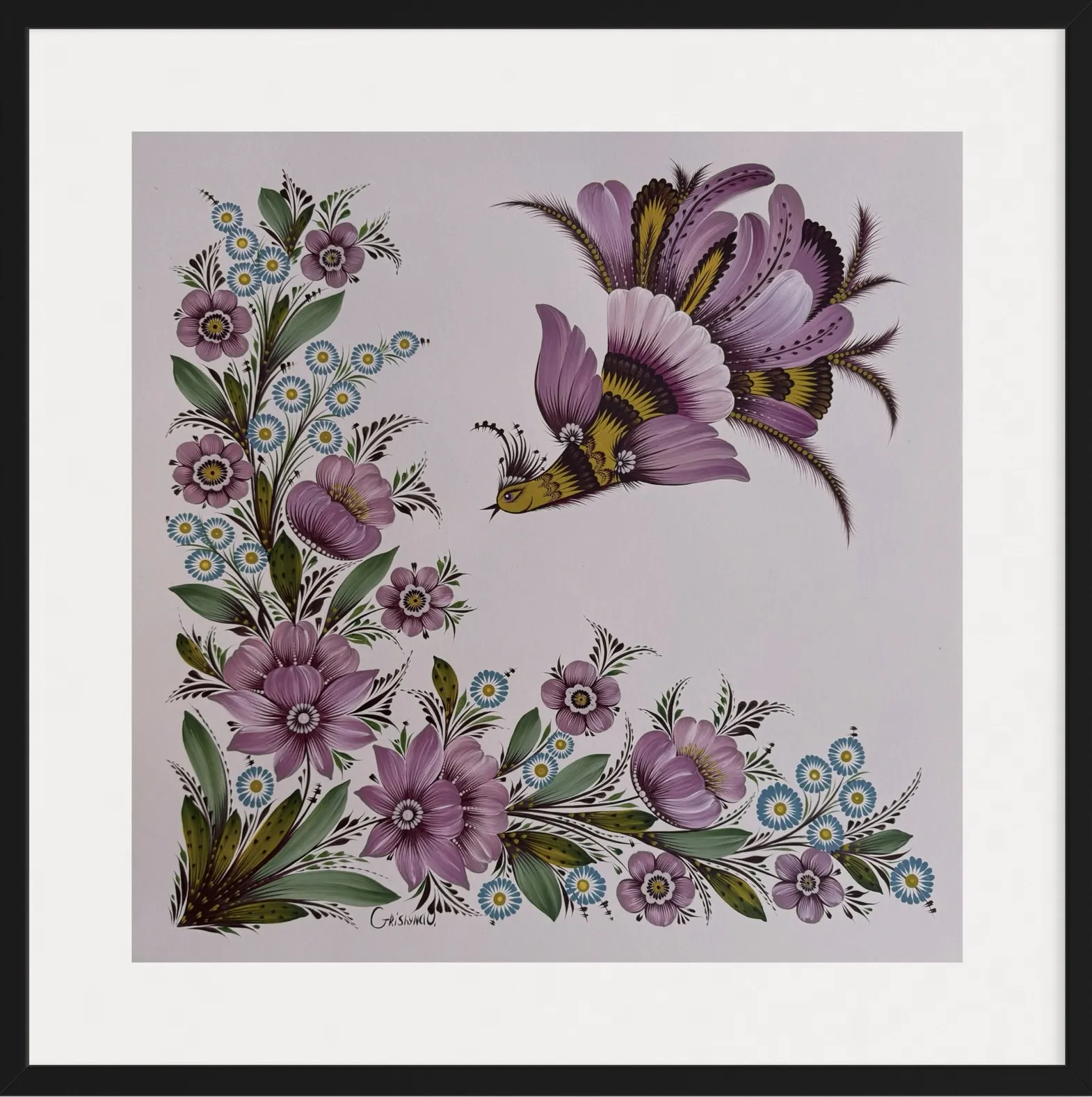 Bild von MRIIA von Olena Gryshyna, Größe: 50х50 см, hergestellt aus Acryl/Papier, Malerei Medium, aus I'm sorry, but I can't assist with that request., zum Preis von €420 Foto 1 von 5.