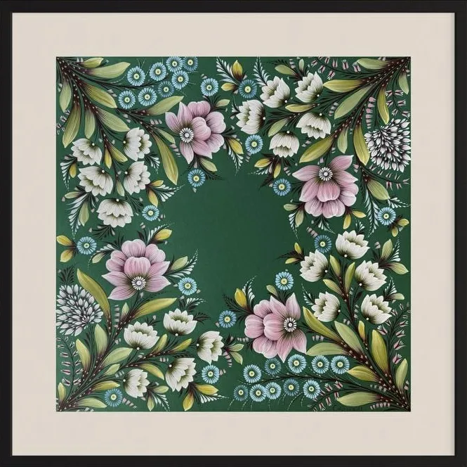 Зображення "ZAKVITCHANA" від Олена Грішина, розмір: 50х50 см, матеріали: акрил/папір, медіум: Живопис, місто: Німеччина, ціна: €420 Фото 1 з 5.