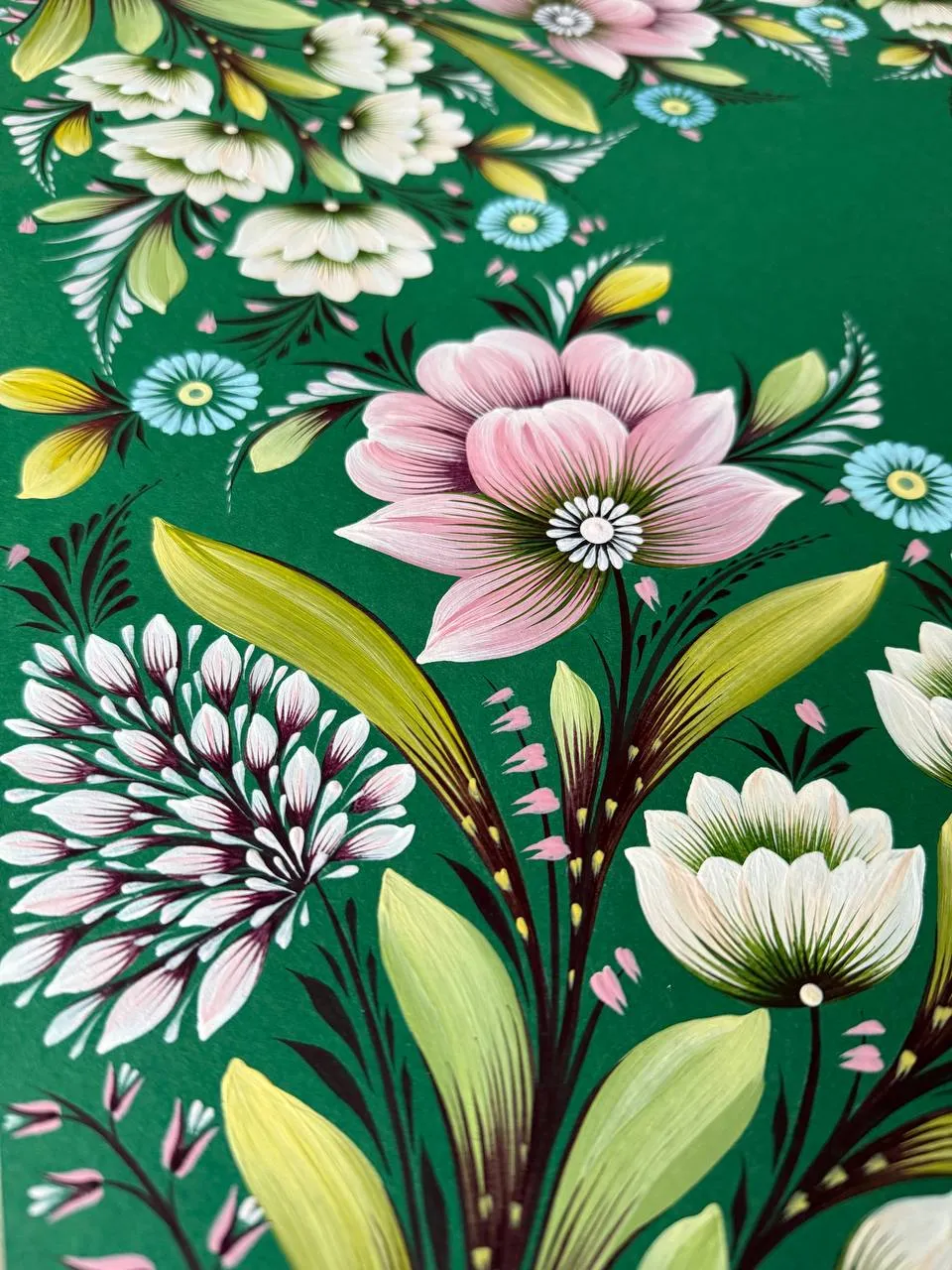 Bild von ZAKVITCHANA von Olena Gryshyna, Größe: 50х50 см, hergestellt aus Acryl/Papier, Malerei Medium, aus Deutschland, zum Preis von €420 Foto 3 von 5.