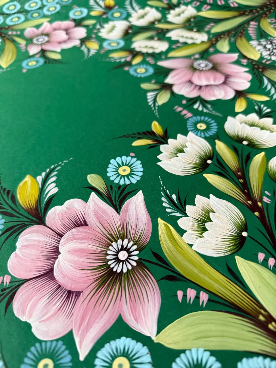 Зображення "ZAKVITCHANA" від Олена Грішина, розмір: 50х50 см, матеріали: акрил/папір, медіум: Живопис, місто: Німеччина, ціна: €420 Фото 4 з 5.